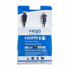 VEGA HDMI kábel 10.2Gb/s 4m čierny AA-1064