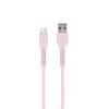 maXlife MXUC-04 microUSB kábel 1m OEM0100846 ružová