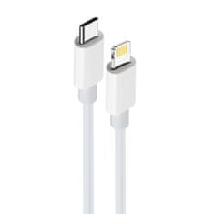 maXlife MXUC-05 USB-C a lightning kábel 1m OEM0100927 biela