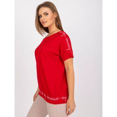 BASIC FEEL GOOD Dámska blúzka s krátkym rukávom na každodenné nosenie DAILY red RV-BZ-7647.62P_385208 L-XL