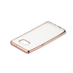 Noname Puzdro ELECTRO Jelly pre Samsung Galaxy S7 EDGE (G935) ružovo zlatá