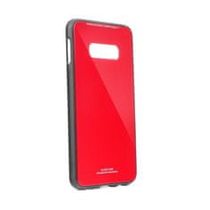 FORCELL Puzdro GLASS pre Samsung Galaxy S10e červená