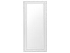 Beliani Nástenné zrkadlo 50 x 130 cm bielo-strieborné VERTOU