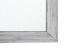 Beliani Nástenné zrkadlo 50 x 130 cm biele BENON