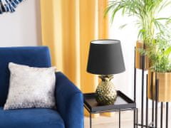 Beliani Stolná lampa zlatá PINEAPPLE