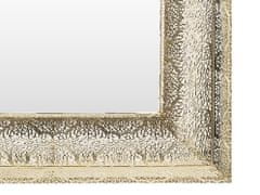 Beliani Nástenné zrkadlo 60 x 60 cm zlaté PLERIN