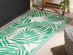 Beliani Vonkajší koberec 60 x 105 cm zelený KOTA