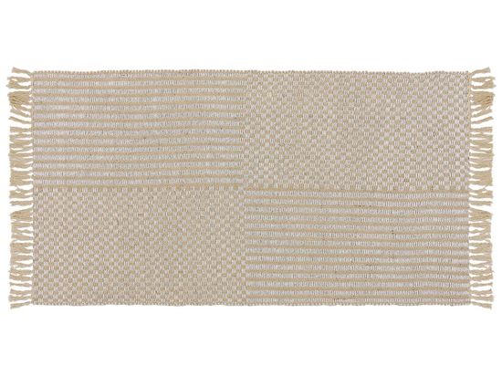Beliani Jutový koberec 80 x 150 cm béžový ADABAG
