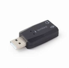 Gembird redukce USB-A - 2x jack 3,5mm