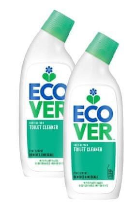 Ecover 2 x WC čistič s vôňou ihlice 750 ml