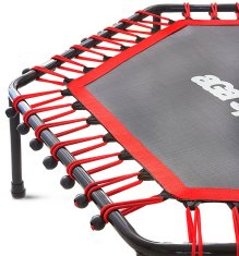 Aga FITNESS Trampolína 130 cm Červená + madlo