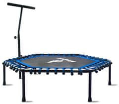 Aga FITNESS Trampolína 130 cm Modrá + držadlo