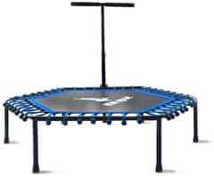 Aga FITNESS Trampolína 130 cm Modrá + držadlo