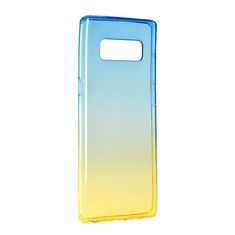 FORCELL Puzdro OMBRE pre Samsung Galaxy NOTE 8 modrá-zlatá