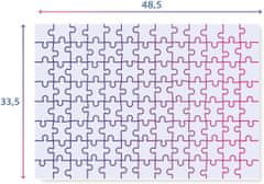 Clementoni Svietiace puzzle Jurský svet: Kriedový kemp 104 dielikov