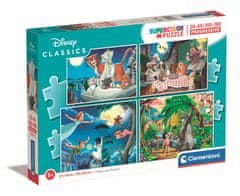 Clementoni Puzzle Disney klasika 4v1 (20+60+100+180 dielikov)