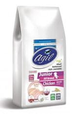 Agil Junior All Breed Low Grain Chicken, Lamb, Tuna 10kg