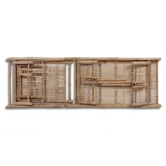 Vidaxl Záhradné ležadlo, bambus