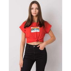 FANCY Dámske tričko s potlačou ALOHA red FA-TS-7137.29P_367623 Univerzálne