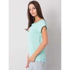 FANCY Dámske tričko s potlačou ALOHA mint FA-TS-7137.29P_367642 Univerzálne