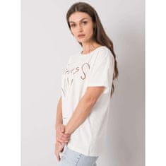 FANCY Dámske tričko s potlačou AOSTA ecru FA-TS-7121.88P_367021 Univerzálne