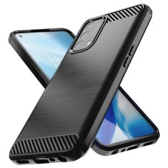 IZMAEL Carbon Shield TPU puzdro pre OnePlus Nord N200 - Čierna KP24723