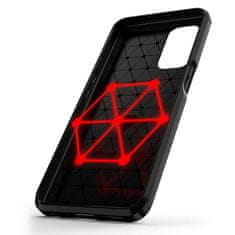 IZMAEL Carbon Shield TPU puzdro pre OnePlus Nord N200 - Čierna KP24723