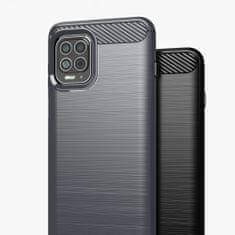 IZMAEL Carbon Shield TPU puzdro pre Motorola Moto G100 - Čierna KP24795