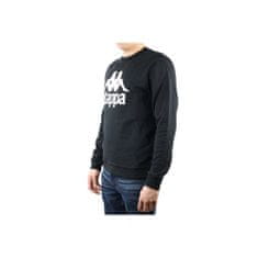 Kappa Mikina čierna 174 - 177 cm/M Sertum RN Sweatshirt