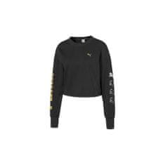 Puma Mikina čierna 176 - 181 cm/L Rebel Crew Sweat TR