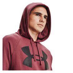 Under Armour Mikina bordó 178 - 182 cm/M Rival Fleece Big Logo HD