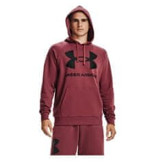 Under Armour Mikina bordó 178 - 182 cm/M Rival Fleece Big Logo HD