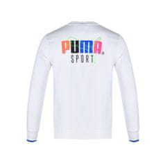 Puma Mikina biela 182 - 187 cm/L Sport Crew Sweat