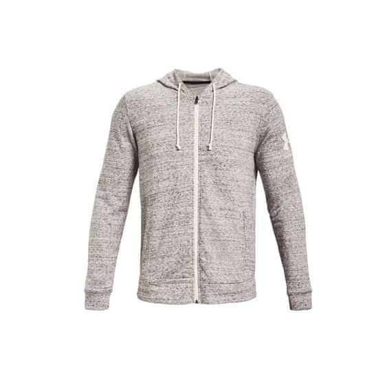 Under Armour Mikina sivá Rival Terry Full Zip Hoodie