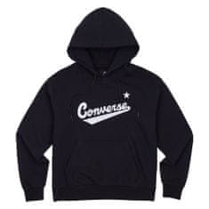 Converse Mikina čierna 163 - 167 cm/S Scripted Logo Fleece Hoodie