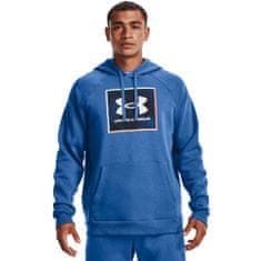 Under Armour Mikina modrá 178 - 182 cm/M Rival Fleece Graphic Hoodie