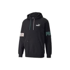 Puma Mikina čierna 176 - 181 cm/M Power Clorblock Hoodie