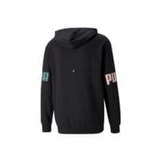 Puma Mikina čierna 176 - 181 cm/M Power Clorblock Hoodie