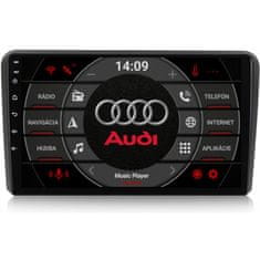 TomiMax 464 Android 13 autorádio Audi A3