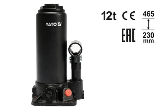 Yato Hydraulický Piestový Valec 12T 230-462Mm