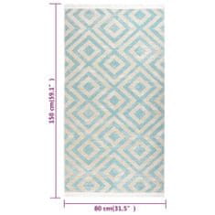 Vidaxl Vonkajší koberec hladké tkanie 80x150 cm zelený a béžový