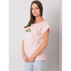 FANCY Dámske tričko s potlačou ALOHA svetlo ružová FA-TS-7137.29P_367622 Univerzálne