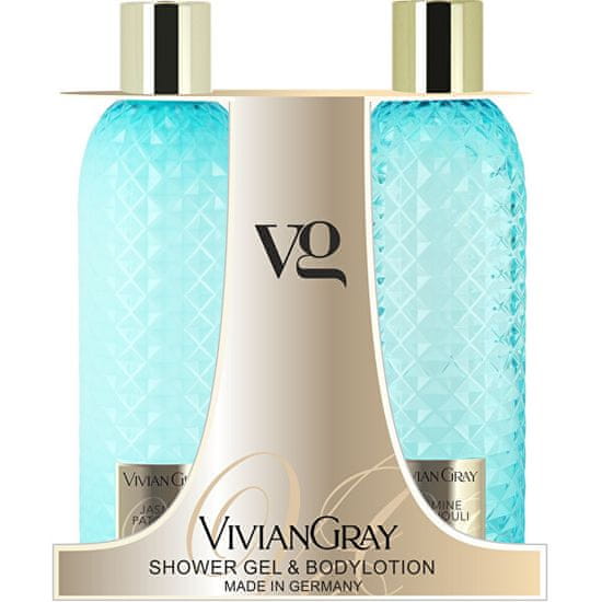 Vivian Gray Kozmetická sada starostlivosti o telo Jasmine & Patchouli (Shower Gel & Body Lotion)