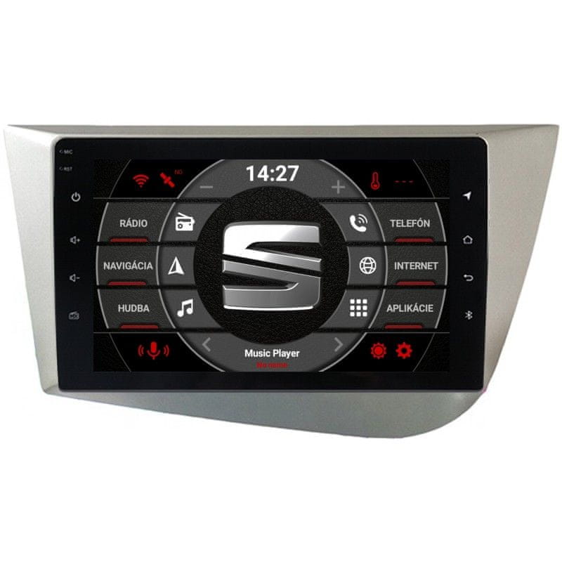 TomiMax 387 Android 13 autorádio Seat Leon, Toledo