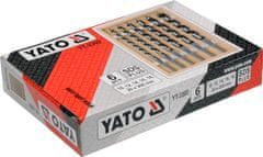 YATO  Súprava hadovitých vrtákov do dreva 10.12.14.16.18.20 dĺžka 230mm SDS plus