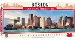 MasterPieces Panoramatické puzzle Boston, Massachusetts 1000 dielikov