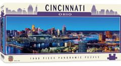 MasterPieces Panoramatické puzzle Cincinnati, Ohio 1000 dielikov