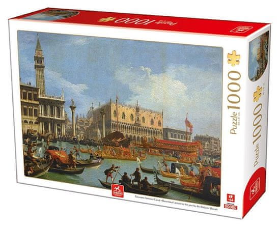 DEICO Puzzle Návrat Galéry Bucintoro k mólu pri Dóžacom paláci 1000 dielikov