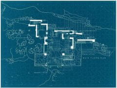 Obojstranné puzzle Frank Lloyd Wright Fallingwater 500 dielikov