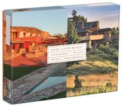 Obojstranné puzzle Frank Lloyd Wright: Taliesin a Taliesin West 500 dielikov